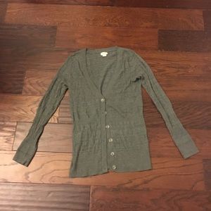 Grey Cardigan size M long sleeve